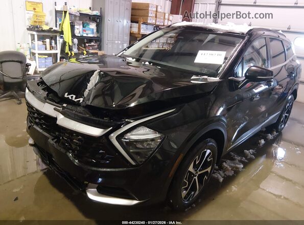 KNDPVCAG8P7078444 2023 KIA SPORTAGE HYBRID Black Передня ліва чверть