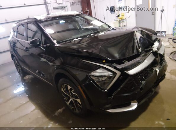 KNDPVCAG8P7078444 2023 KIA SPORTAGE HYBRID Black Передня права чверть