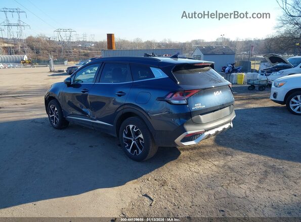 KNDPVCDG2R7128656 2024 KIA SPORTAGE HYBRID Синий Задняя левая четверть