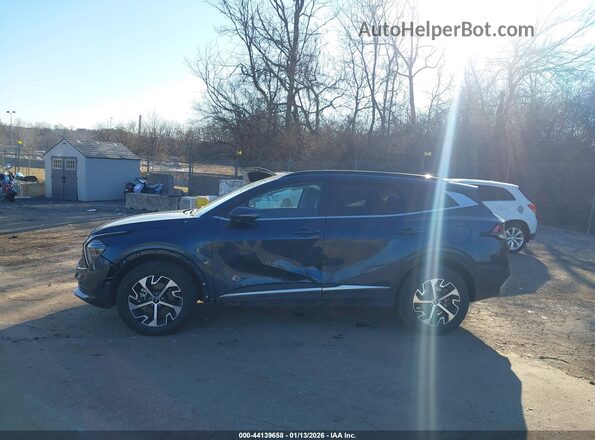 KNDPVCDG2R7128656 2024 KIA SPORTAGE HYBRID Синий Панорамный вид салона 360°