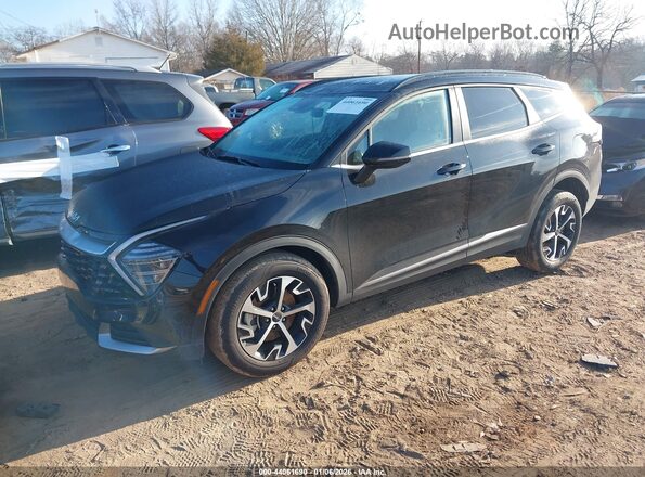 KNDPVCDG3S7212605 2025 KIA SPORTAGE HYBRID Black Vista tres cuartos delantera izquierda