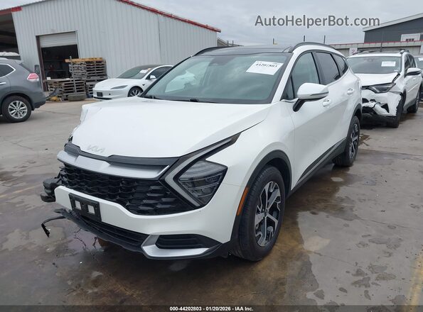 KNDPVCDG4R7128609 2024 KIA SPORTAGE HYBRID Белый Передняя левая четверть