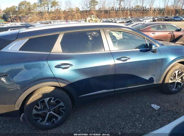 KNDPVCDG5S7232841 2025 KIA SPORTAGE HYBRID Синий Вид задней части салона