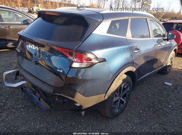 KNDPVCDG5S7232841 2025 KIA SPORTAGE HYBRID Синий Задняя правая четверть