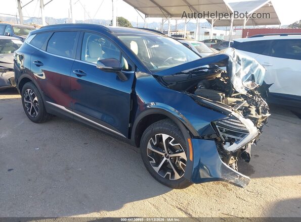 KNDPVCDG6S7208578 2025 KIA SPORTAGE HYBRID Dark Blue Передняя правая четверть