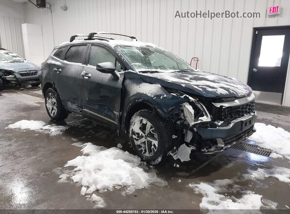 KNDPVCDG8S7217301 2025 KIA SPORTAGE HYBRID Синий Передняя правая четверть