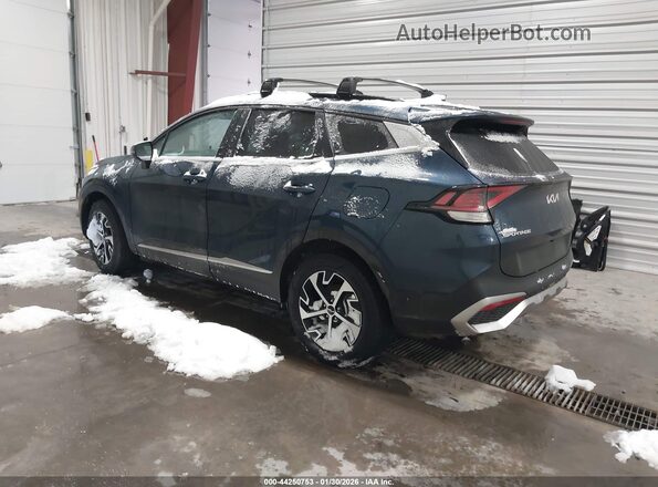 KNDPVCDG8S7217301 2025 KIA SPORTAGE HYBRID Синий Задняя левая четверть