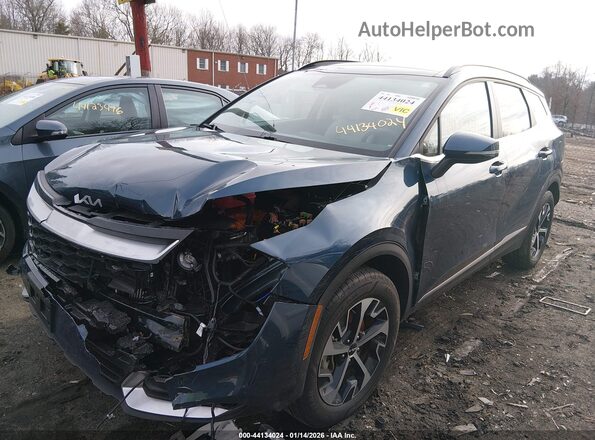 KNDPVCDG9S7252140 2025 KIA SPORTAGE HYBRID Синий Передняя левая четверть