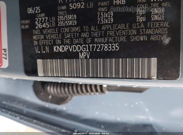 KNDPVDDG1T7278335 2026 KIA SPORTAGE HYBRID Синий Вид подкапотного пространства