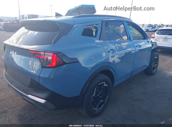 KNDPVDDGXT7283520 2026 KIA SPORTAGE HYBRID Light Blue Задняя правая четверть