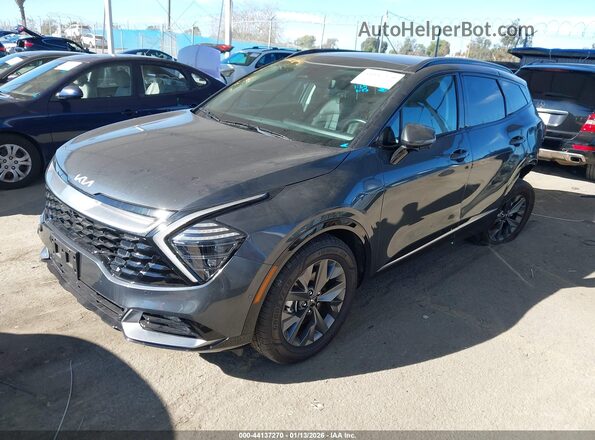 KNDPXCDG5R7157109 2024 KIA SPORTAGE HYBRID Серый Передняя левая четверть
