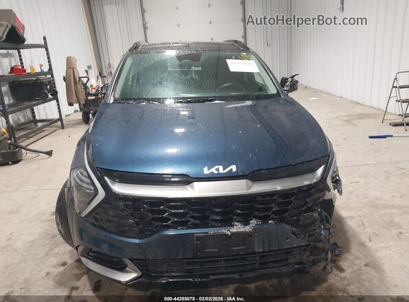 KNDPXCDGXS7244445 2025 KIA SPORTAGE HYBRID Blue Instrument cluster view
