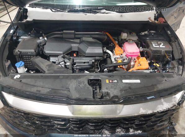 KNDPXCDGXS7244445 2025 KIA SPORTAGE HYBRID Blue Rear view