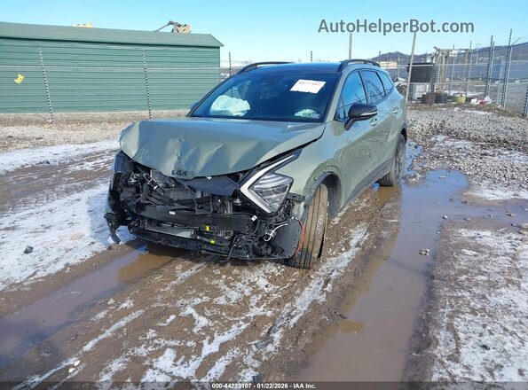 KNDPYDDH5S7253341 2025 KIA SPORTAGE PLUG-IN HYBRID Зеленый Передняя левая четверть