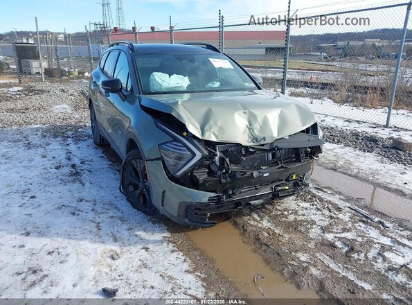 KNDPYDDH5S7253341 2025 KIA SPORTAGE PLUG-IN HYBRID Зеленый Передняя правая четверть