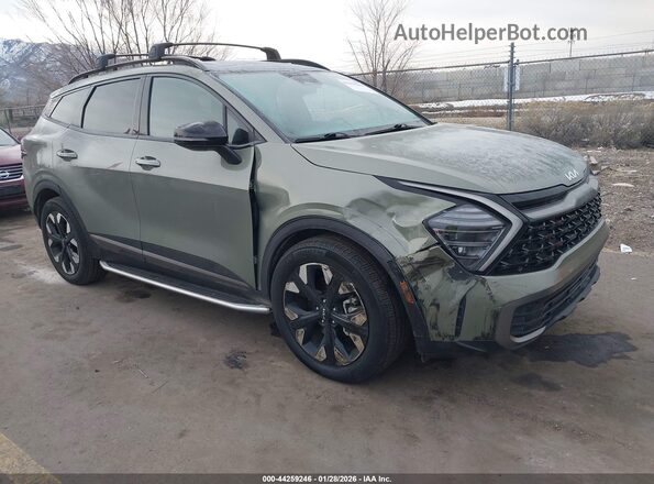 KNDPYDDH8R7150246 2024 KIA SPORTAGE PLUG-IN HYBRID Зеленый Передняя правая четверть