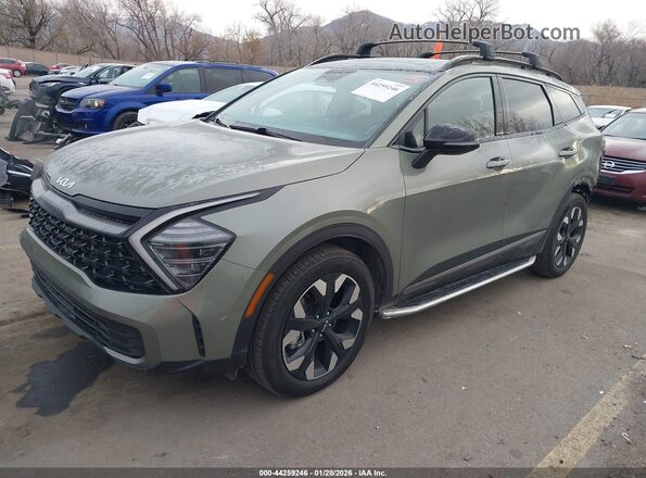 KNDPYDDH8R7150246 2024 KIA SPORTAGE PLUG-IN HYBRID Зеленый Передняя левая четверть