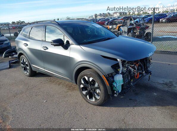 KNDPZDAH5P7073706 2023 KIA SPORTAGE PLUG-IN HYBRID Серый Передняя правая четверть
