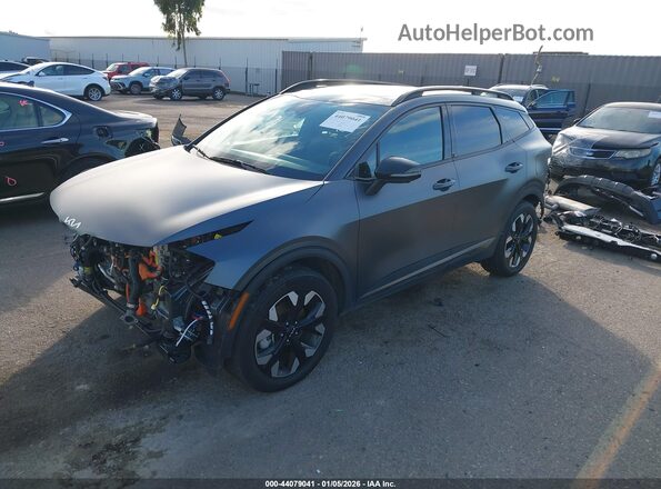 KNDPZDAH5P7073706 2023 KIA SPORTAGE PLUG-IN HYBRID Серый Передняя левая четверть