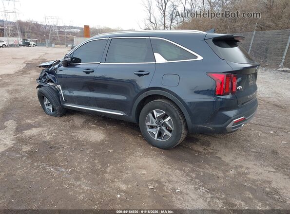 KNDRH4LG9M5045222 2021 KIA SORENTO HYBRID Синий Задняя левая четверть