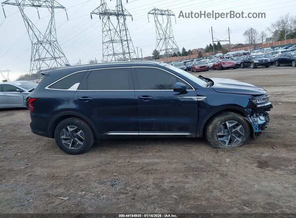 KNDRH4LG9M5045222 2021 KIA SORENTO HYBRID Синий Панорамный вид салона 360°