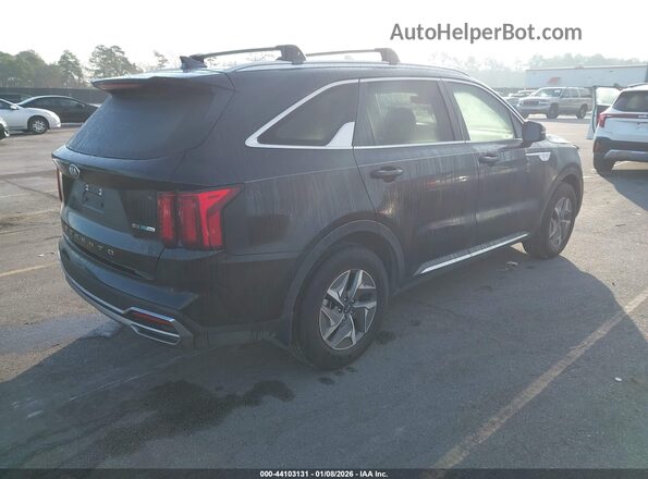 KNDRH4LG9M5050856 2021 KIA SORENTO HYBRID Черный Задняя правая четверть