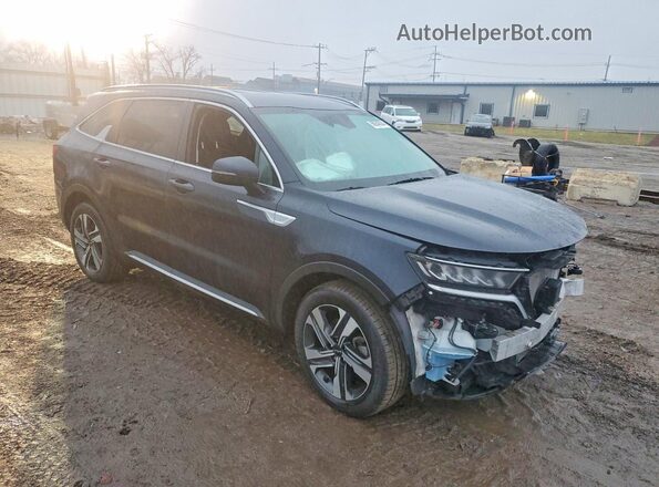 KNDRHDLG4P5181293 2023 KIA SORENTO Угольный Передняя правая четверть