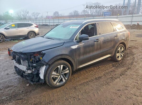 KNDRHDLG4P5181293 2023 KIA SORENTO Угольный Передняя левая четверть