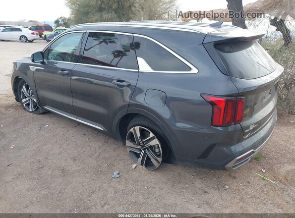 KNDRHDLG5P5174031 2023 KIA SORENTO HYBRID Gray Rear left
