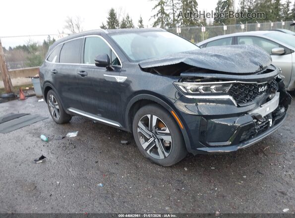 KNDRJDLH4N5109195 2022 KIA SORENTO PLUG-IN HYBRID Синий Передняя правая четверть