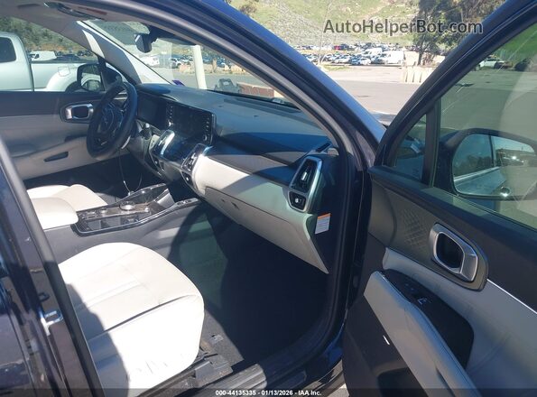 KNDRKDLG2P5147810 2023 KIA SORENTO HYBRID Black Widok wnętrza z przodu