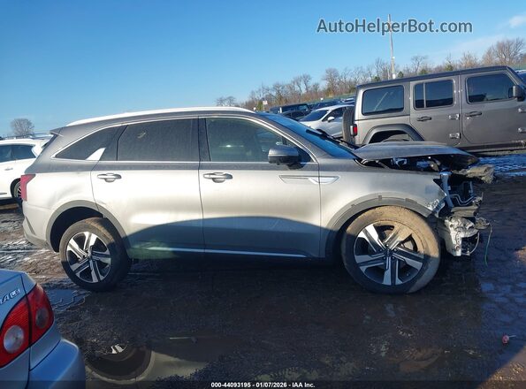 KNDRKDLG2P5208993 2023 KIA SORENTO HYBRID Серебряный Вид задней части салона