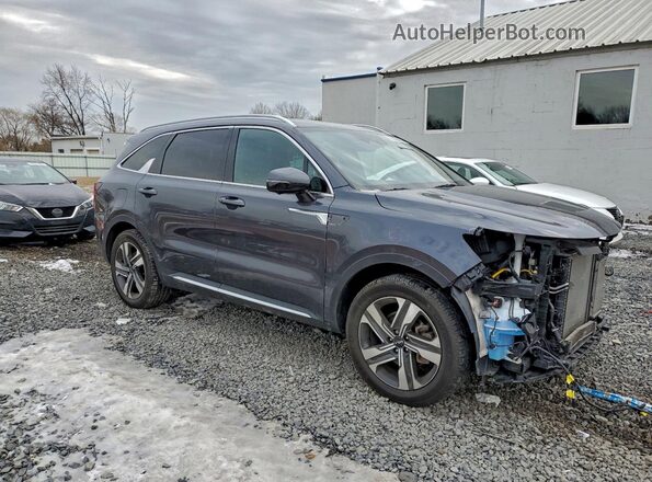 KNDRMDLH4N5063990 2022 KIA SORENTO Серый Передняя правая четверть