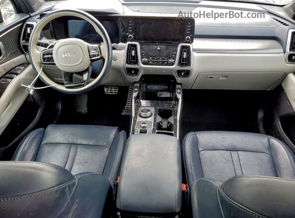 KNDRMDLH4N5063990 2022 KIA SORENTO Серый Вид панели приборов