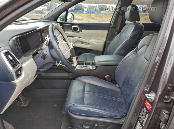 KNDRMDLH4N5063990 2022 KIA SORENTO Серый Вид салона спереди