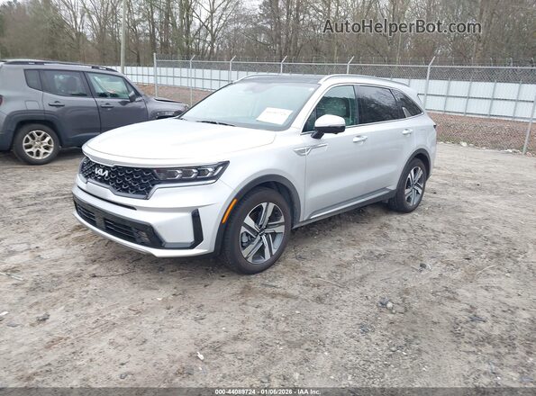 KNDRMDLH6R5247446 2024 KIA SORENTO PLUG-IN HYBRID Silver Vista tres cuartos delantera izquierda