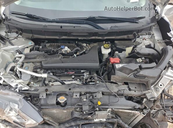 KNMAT2MT0KP531267 2019 NISSAN ROGUE Серебряный Вид подкапотного пространства