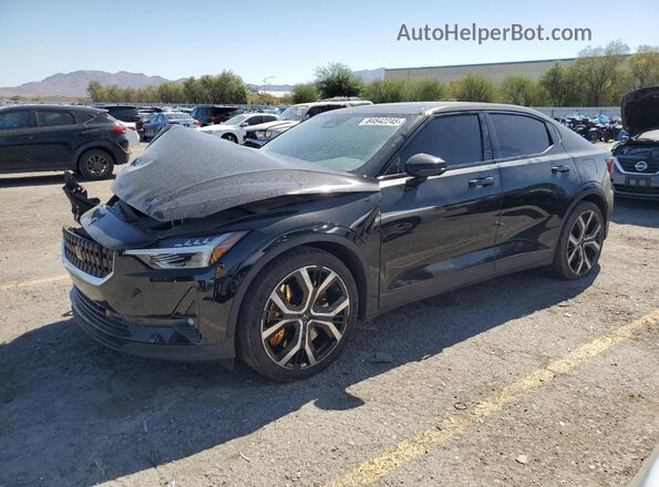LPSED3KA2ML009135 2021 POLESTAR 2 Black წინა მარცხენა ხედი სამი მეოთხედიდან
