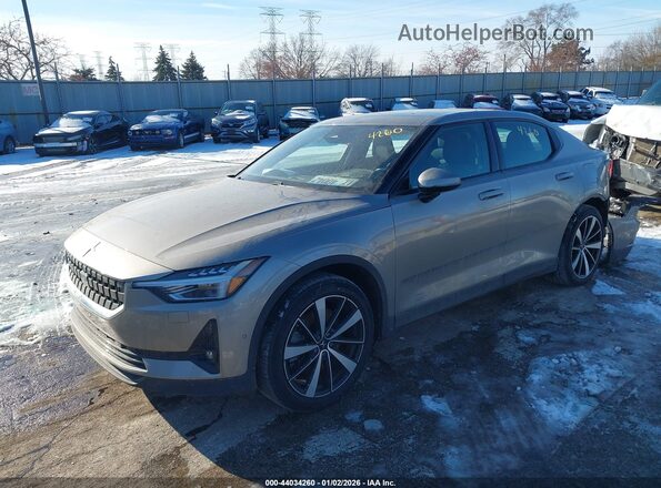 LPSED3KA2ML025450 2021 POLESTAR 2 Gray Front left