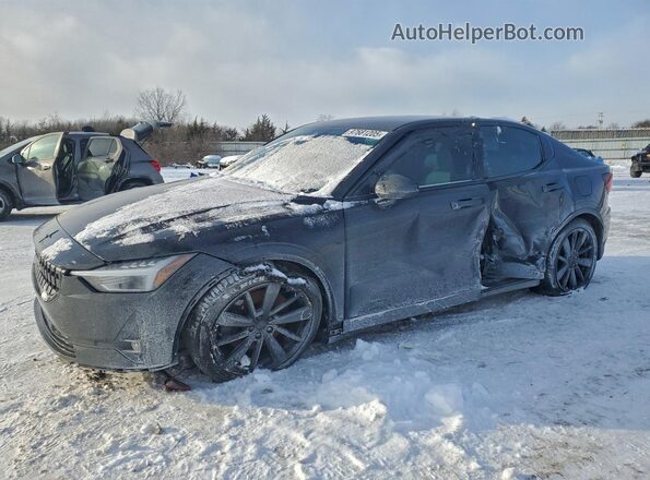LPSED3KA9NL059418 2022 POLESTAR 2 Черный Передняя левая четверть
