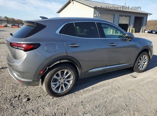 LRBAZLR41MD071187 2021 BUICK ENVISION Silver Trasero derecho