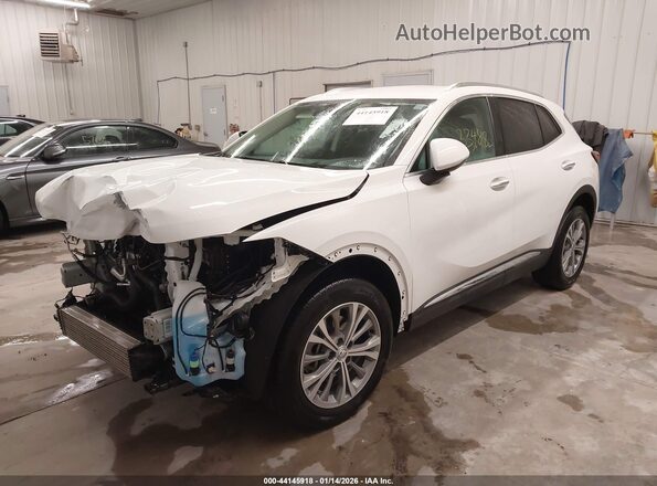 LRBAZLR43ND165315 2022 BUICK ENVISION White Przód lewy