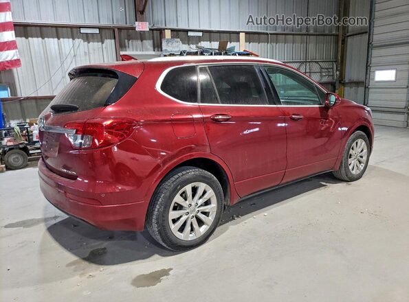 LRBFX1SA5JD007049 2018 BUICK ENVISION Красный Задняя правая четверть