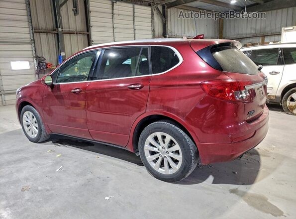 LRBFX1SA5JD007049 2018 BUICK ENVISION Красный Задняя левая четверть