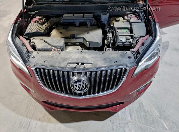 LRBFX1SA5JD007049 2018 BUICK ENVISION Красный Вид подкапотного пространства