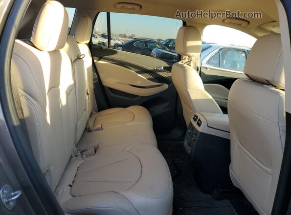 LRBFX1SA6JD008484 2018 BUICK ENVISION Gray Vista de los asientos traseros