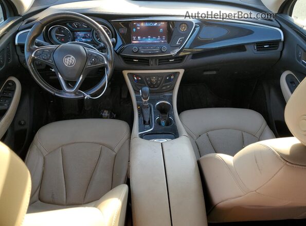 LRBFX1SA6JD008484 2018 BUICK ENVISION Gray Vista del salpicadero