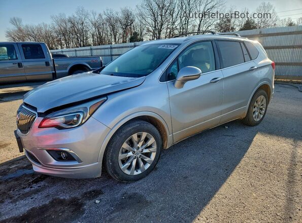 LRBFX1SA9JD080859 2018 BUICK ENVISION Silver Vista tres cuartos delantera izquierda