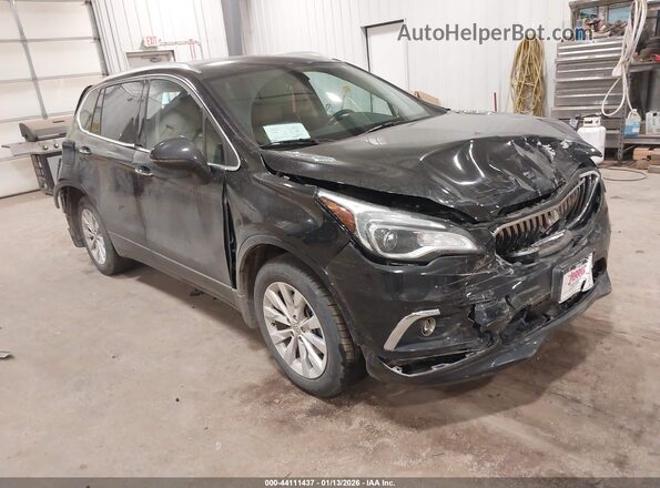 LRBFX2SA6JD018339 2018 BUICK ENVISION Черный Передняя правая четверть