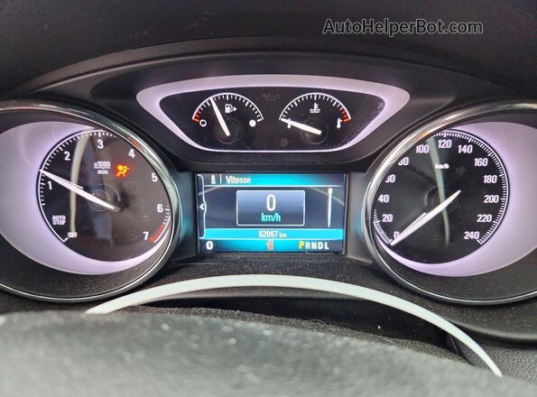LRBFX2SAXLD150488 2020 BUICK ENVISION Silver Вид щитка приладів